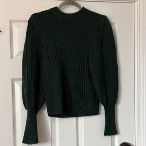 Elegant Dark Green Women's Sweater